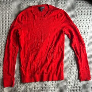 Banana Republic Vibrant Red Crew Neck Sweater
